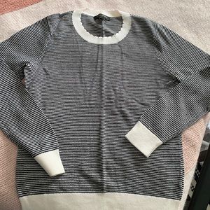 Black and white stripped sweater